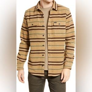 RVCA Mens Regular Fit Flannel - Rvca Blanket (Dark Khaki,     X-Large)